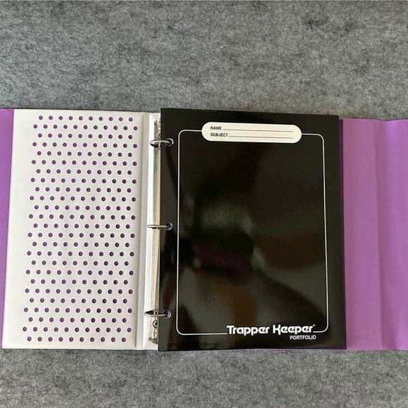 Retro style trapper keeper. No flaws this is modern made to look old - Picture 2 of 7